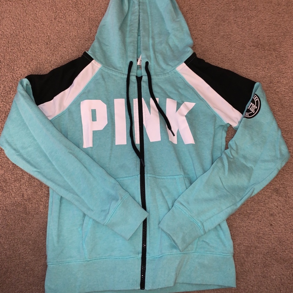 PINK zip up hoodie